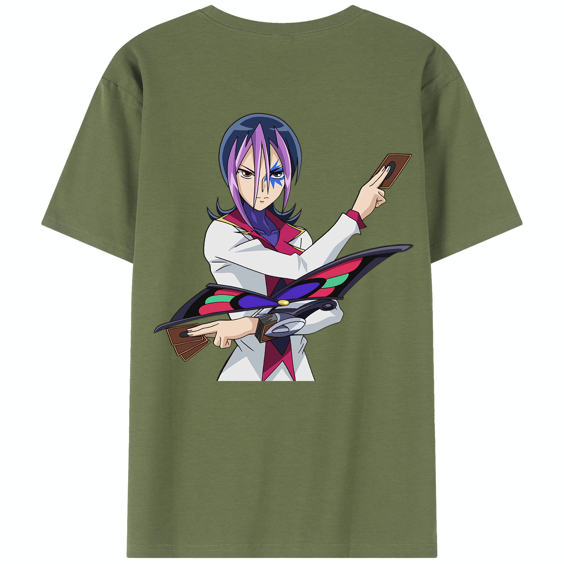 （画像用） 遊☆戯☆王 Yu-Gi-Oh! 綿100％半袖Tシャツ（背面プリント）